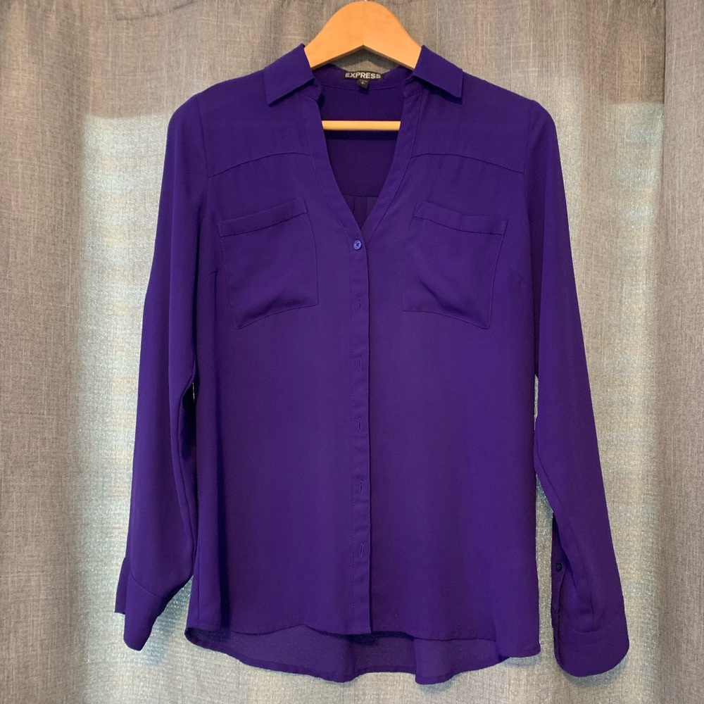Express Slim Fit Portofino Shirt